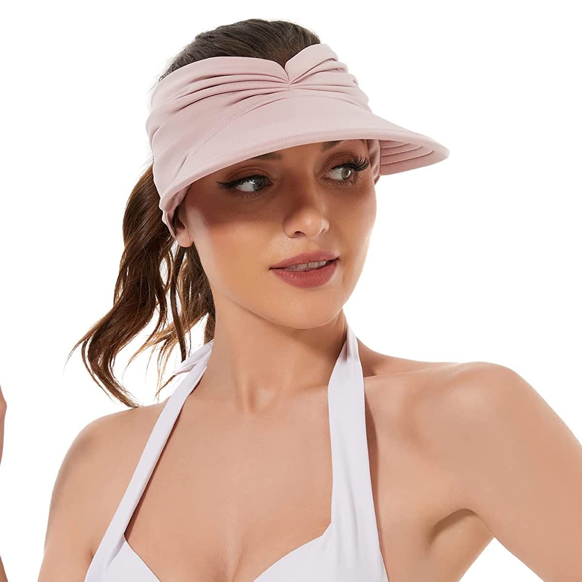 PALAY Sun Hat for Women Fashion Sun Cap Wide Brim Sun Visor Hat Beach Hat 50+ UV Protection Summer Sport Cap for Travel, Golf, Hiking, Pink PALAY Sun Hat for Women Fashion Sun Cap Wide Brim Sun Visor Hat Beach Hat 50+ UV Protection Summer Sport Cap for Travel, Golf, Hiking, Pink